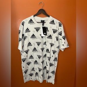 NWT adidas logo tee